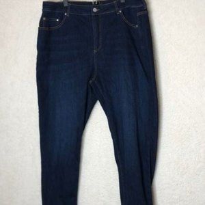 NWT Universal Standard Womens Blue Denim Jeans Joni 27" high Rise 16 PLUS SIZE